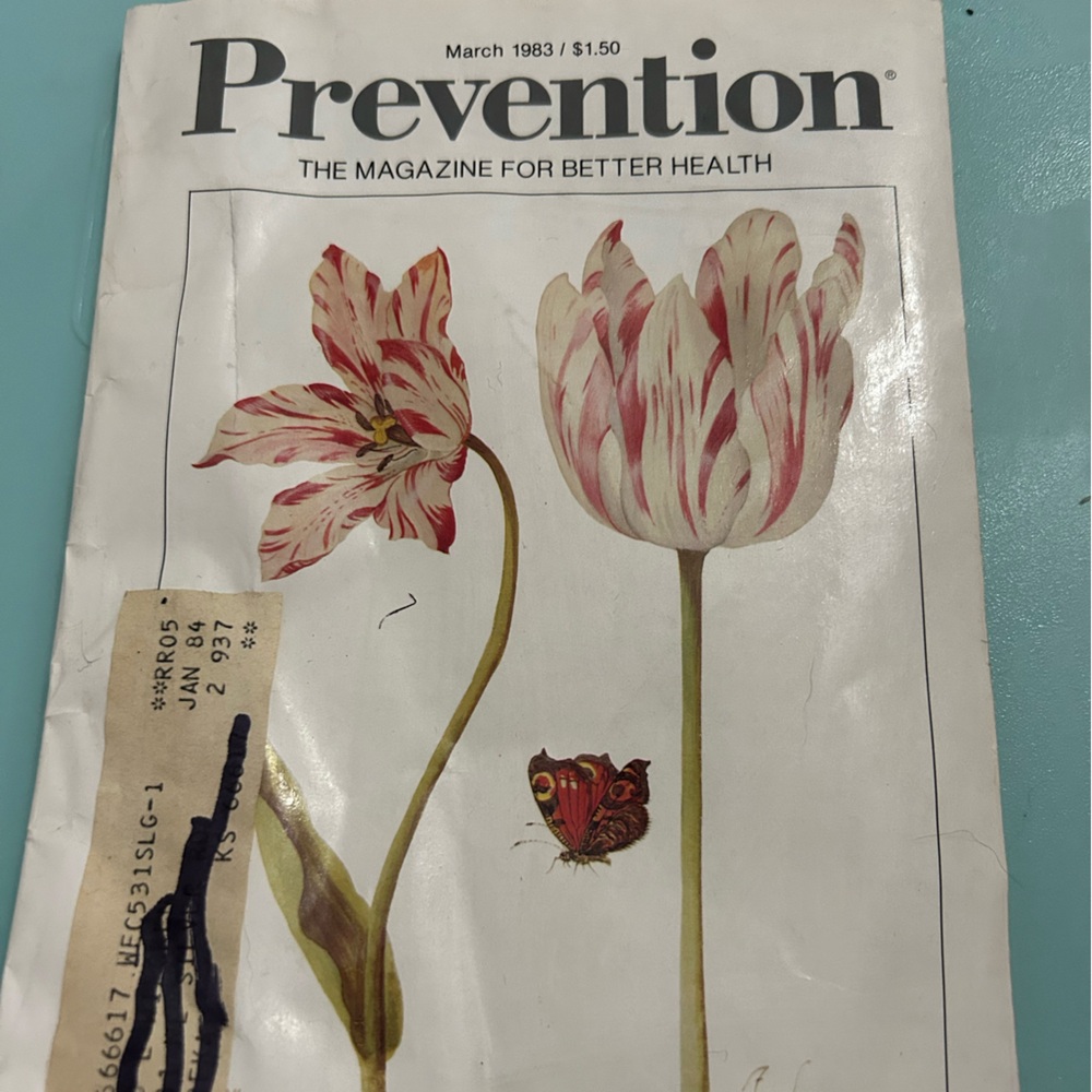 Women’s Vintage Prevention Magazine. March 1983